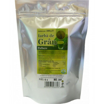 Iarba de grau pulbere - 200 g Herbavit