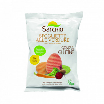 Snack sarat cu legume, fara gluten, BIO ECO Sarchio - 55g