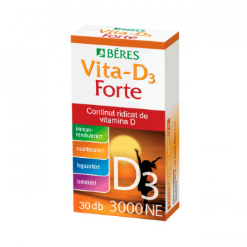 Vitamina D3 Forte 3000UI - 30 cpr