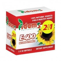 Vitamina E naturala 400mg - 30 cps 1 + 1 Gratis