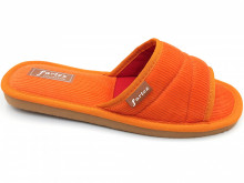 papuci de casa raiat orange decupati