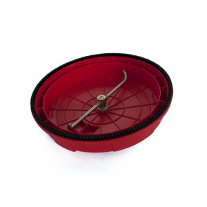 Perie cu duze rotative 38cm pentru curatare suprafete mari, cu duze rotative (rosie)