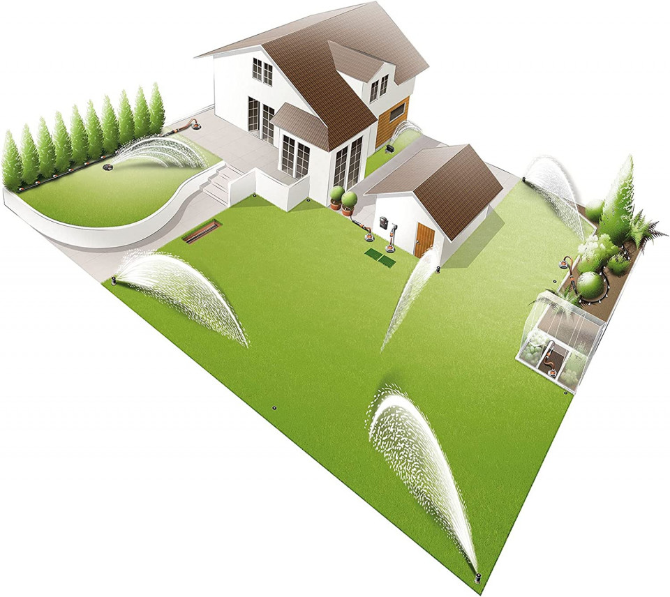 Prskalica za travnjak T380 PopUp Sprinkler GARDENA