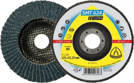 Lamelni brusni disk SMT 624 gr.40 -120Klingspor