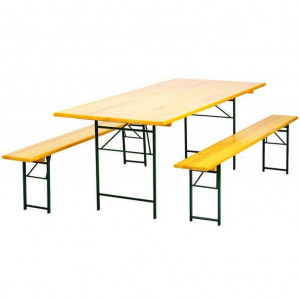 Baštenski set stout - sto + 2 klupe 220 x 90