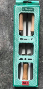 Turpije za metal sa drškom fine fin.3 SET 150-200mm Kaiser Feilen