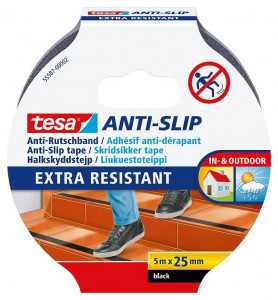 Antiklizna traka crna 25mm - 5m TESA