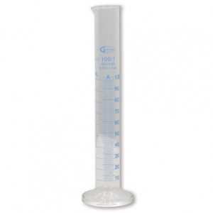 Staklena menzura - gradirana 100ml 2kom