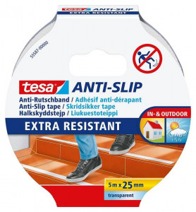 Antiklizna traka providna 25mm - 5m TESA