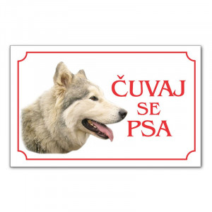 Tabla - čuvaj se psa