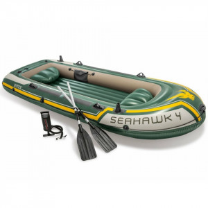 Čamac za vodu 351 x 145 x 48cm Seahawk 4 set INTEX
