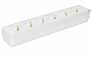 Produžni kabel - razvodnik 6 utičnica 3x1.5mm - 3m Prosto