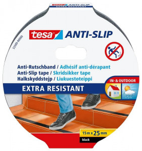 Antiklizna traka crna 25mm - 15m TESA