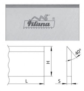 Nož za abrihter 310 - 610mm Pilana
