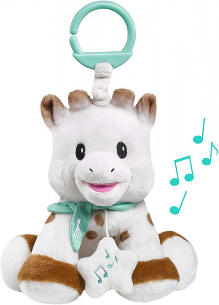 Vulli Jucarie muzicala Girafa Sophie 'pufoasa' 20 cm