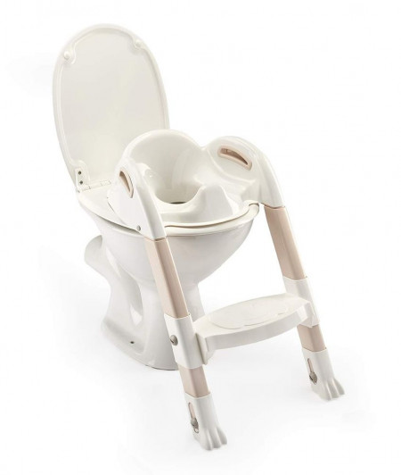 Reductor pentru toaleta cu scarita Kiddyloo MARRON GLACE