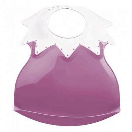 Baveta bebe ultra-soft ARLEQUIN Thermobaby, Orchid Pink