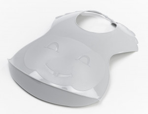 Baveta din plastic SOFT, Grey Charm