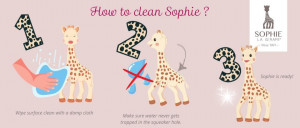 Girafa Sophie in cutie cadou "Pret a Offrir"