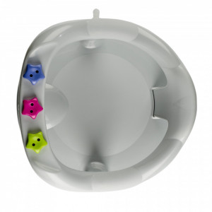 Suport ergonomic pentru baie Aquababy Grey Charm