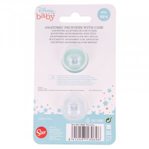 DISNEY MICKEY SET 2 SUZETE ORT0DONTICE DIN SILICON CU CAPAC DE PROTECTIE 6 LUNI+