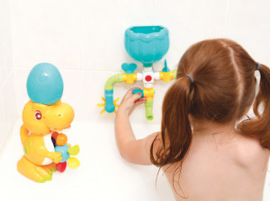 LUDI Set jucarii de baie DINOZAUR