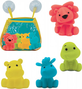 LUDI Set 4 jucarii de baie Animalute
