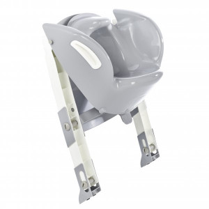 Reductor pentru toaleta cu scarita Kiddyloo GREY CHARM