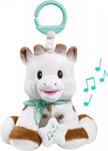 Vulli Jucarie muzicala Girafa Sophie 'pufoasa' 20 cm