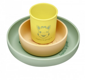 Vulli Set de masa silicon Girafa Sophie