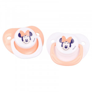 DISNEY MINNIE SET 2 SUZETE ORT0DONTICE DIN SILICON CU CAPAC DE PROTECTIE 6 LUNI+