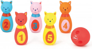 LUDI Set de popice soft PISICUTE