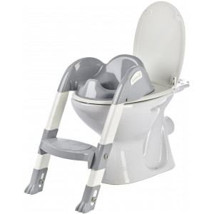 Reductor pentru toaleta cu scarita Kiddyloo GREY CHARM