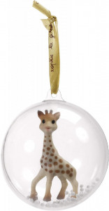 Set cadou "Primul meu Craciun Girafa Sophie"