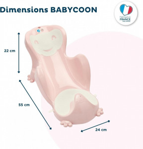 Hamac de baie BABYCOON Thermobaby Powder Pink