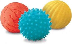 LUDI Set 3 Mingi senzoriale mici