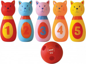 LUDI Set de popice soft PISICUTE