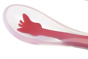 Vulli Set 2 lingurite silicon Girafa Sophie
