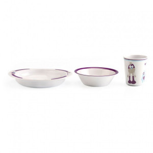 Set pentru masa din melamina LITTLE MONSTER Thermobaby