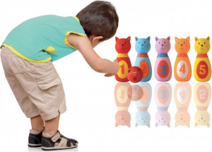 LUDI Set de popice soft PISICUTE