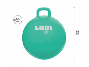 LUDI Minge saltareata BLUE 55 cm