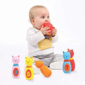 LUDI Set de popice soft PISICUTE