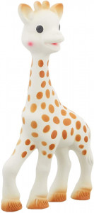 Set Girafa Sophie si figurina din cauciuc pentru rontait So pure