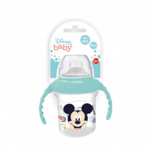 DISNEY MICKEY CANA CU CAPAC SI MANERE 250 ML, CIOC DIN SILICON