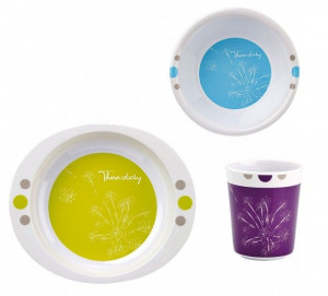 Set pentru masa din melamina FIREWORKS Thermobaby