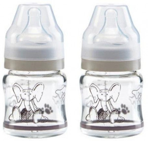 Thermobaby set 2 biberoane sticla gat larg 120ml SAVANA