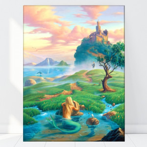 Tablou Canvas Jim Warren, Prințul și Sirena RJW4