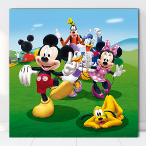 Tablou Canvas Mickey Mouse si Prietenii DEB7