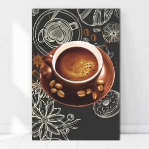 Tablou Canvas Ceasca de Cafea BES113