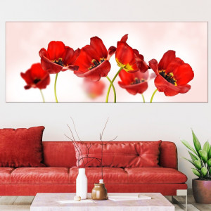 Tablou Canvas Lalele Rosii BFL49